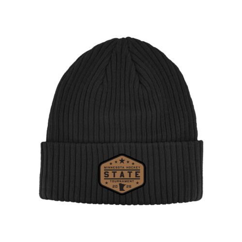 State Rib Knit Beanie Thumbnail